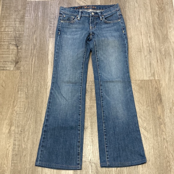 Women’s Fidelity Tiger Lily Low Waist Boot Cut Size 25 - EUC - Picture 2 of 4